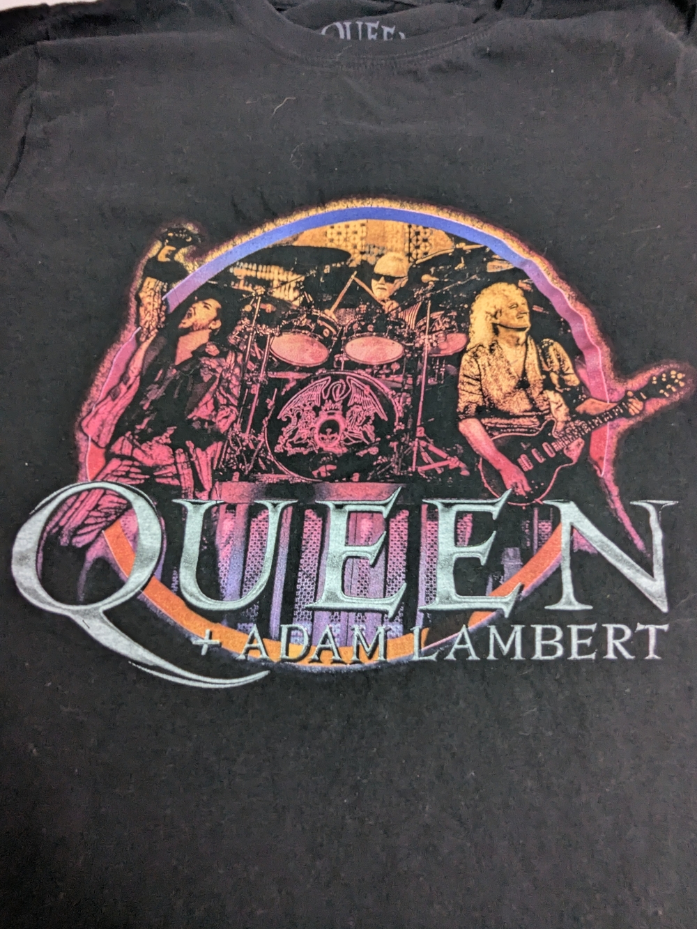 Queen + Adam Lambert 2023 Rhapsody Concert Tour Locations On Back Small